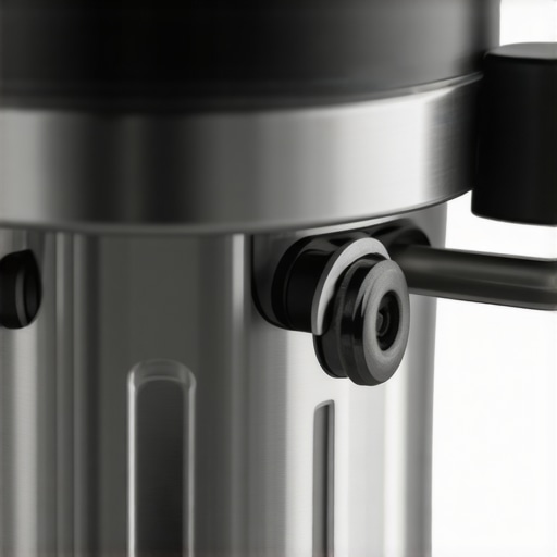 A person sharpening blender blades with a specialized tool, illustrating proper maintenance.