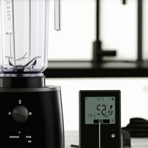 Essential Tools for Blender Maintenance A set of tools including a blade sharpener and thermometer for blender upkeep.