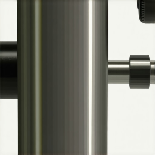 Person sharpening blender blades using a dedicated tool in a modern kitchen